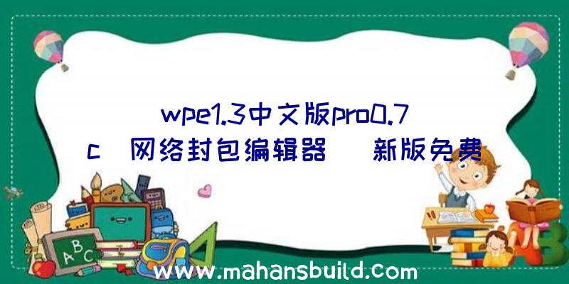 wpe1.3中文版pro0.7c(网络封包编辑器)